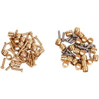 AliExpress NONE 10 Sets Hydraulic Brake Olive and Insert Kit – Compatible with Shimano BH59/BH90 Systems, Includes Brass Olives and Steel Insert