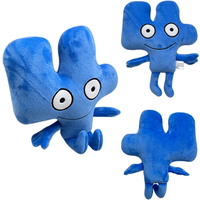 Four Plushies Battle for Dream Island Plush Toy Bfdi Stuffed Animal Soft Figurine Pillow Cushion Game Doll Kids Children Gifts