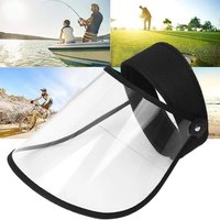AliExpress NONE Transparent Face Cover Sun Hat For Cycling Outdoor Sports Adjustable Lens Clear Full Face Shield Visor Mask For Motorcycle Beach