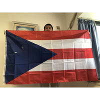 SKY FLAG NEW Puerto Rico Flag 90x150cm Hanging Polyester Pr Puerto Rico Flag Of Rican Flag standard Flag Banner For Decoration