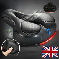 AliExpress NONE Bicycle Seat Soft Waterproof Double Shock Absorber Bicycle Saddle Cushion Seat Comfortable and Breathable Saddle for Riding