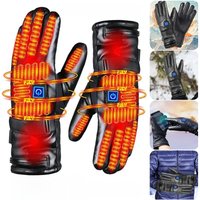 AliExpress Touchscreen Heated Gloves 3 Temperature Levels Waterproof Electric Winter Gloves Hand Warmer for Outdoor Motorcycle Ski Cycling