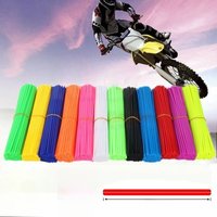 AliExpress NONE 72Pcs Enduro Motocross Accessories Wheel Spoked Protector Motorcycle Tuning for KTM Honda Yamaha Suzuki Universal Cool Dirt Bike