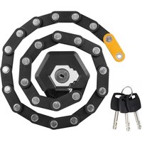 AliExpress NONE 85CM Bicycle Lock Anti-theft Key Lock Mountain Bike Electric Car Chain Lock Motorcycle Folding Lock Bicycle Accessories