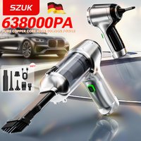 SZUK Mini Car Vacuum Cleaner 638000Pa Wireless Handheld Cleaner Cleaning Machine Strong Powerful Portable Vacuum Cleaner Car