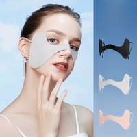 AliExpress NONE Ice Silk Traceless Butterfly Hanging Ear Mask for Outdoor Cycling Eye Protection UV Protection Breathable Sun Visor for Women