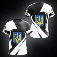 2025 Summer new fashion Ukrainian flag graphic printing 3D T-shirt Ukraine symbol men's blazer National Day gift T-shirt persona