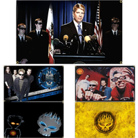90x150CM The Offspring Music Band Flag Metal Punk Rock Interior Decoration Banner Tapestry Printed American rock Flags for Decor