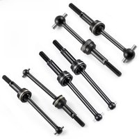 AXSPEED 2PCS Steel CVD Drive Shaft Front Rear Universal for Tamiya TT01 TT02 TC01 1/10 RC Model Drift Car Upgrade Parts