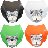 AliExpress PowerMotor For KTM Motorcycle Headlight Plate Halogens EXCF EXC SX XC XCF XCW 125-500 2012-2016 Enduro Dirt Bike Motocross Headlamp Parts