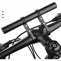 AliExpress 20cm Bicycle Handlebar Extended Bracket Bike Mount Bar Computer Holder Support Rack Alloy Stand Double Frame Bicycle Clip