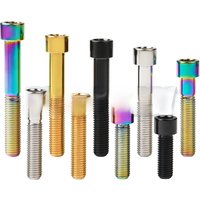 AliExpress NONE Xingxi Titanium Ti M7X20/25/30/32/35/40/43/45/50mm DIN912 Gr5 Allen Socket Head Seatpost Bolts Bike Accessories Parts