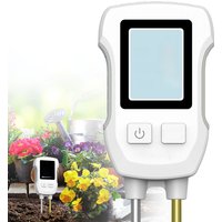 3in1 Soil Tester PH/Moisture/Temp Digital LCD Meter Heat-resistant Metal Sensor Humidity Monitor for Flower Plants Gardening