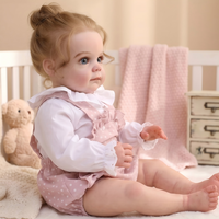 Reborn Baby Dolls 20 Inch Realistic Doll Newborn Baby Doll Reborn Vinyl Dolls Bebe Toy Art Toy Birthday Gift (Some Parts Random)