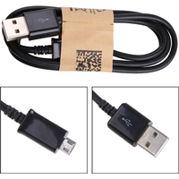 USB 2.0 Type A Male to Micro B Male Data Cable 1m Length for Charging/ Transferring Data Simultaneously Durable