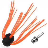1pc Chimney Cleaner Brush Head Aluminum Nylon Chimney Cleaner Sweep Rotary Fireplaces Inner Wall Cleaning Brush Cleaner Tools