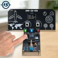 Flight Simulator DIY Soldering Project with LCD & Sound Effects Throttle & Angle Control STEM Electronics Kit for Teens Students