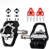 AliExpress BUCKLOS For SPD/LOOK DELTA Bicycle Pedal Dual Function Bike Self-locking Pedal Road Mountain Bike Pedals with Bicycle Cleat