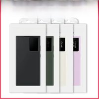 Original S-view Display Windows Leather Flip Case For Samsung S25 S24 S23 S22 Plus Ultra Card Solt Shockproof Protect Back Cover