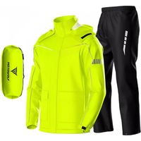 AliExpress Motorcycle Rainsuit Waterproof Split Raincoat Suit Cycling Motorbike Jacket and Pants Lightweight Foldable Windproof Reflective