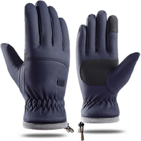 AliExpress NONE Men Winter Waterproof Cycling Gloves Outdoor Sports Running Motorcycle Ski Touch Screen Fleece Gloves Non-slip Warm Full Fingers
