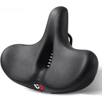 AliExpress West Biking WEST BIKING Comfortable Wide Bicycle Seat Soft Cushion Shock-Absorbing Ergonomic MTB Electric Bike Saddle With 9 Modes Taillight