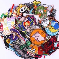 10/20/30/50PCS Random Mixed Cartoon Patch Iron on Patches For Clothing Thermoadhesive Patches DIY Stickers for Jackets Appliques
