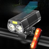 AliExpress X-TIGER Bike Light Rainproof With Power Bank Rechargeable LED Lamp 4000mAh MTB Front Lamp Headlight Aluminum Bicycle Light