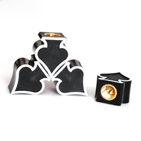 AliExpress NONE 4Pcs/set Stylish Spades Tire Wheel Tyre Valve Stem Caps Cover for Car Truck Motorcycle Bike