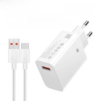 33W USB Fast Charger Quick Charge Phone Charger Adapter For Xiaomi Redmi Huawei iPhone 16 Samsung EU/US Plug Fast Wall Charger