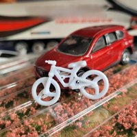 AliExpress FunTrying 5PCS 1/75/87 HO N Scale Model Bicycle for Railway/Railroad/Train Layout