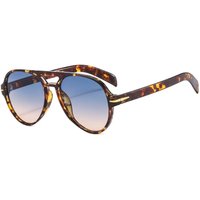 Vintage Double Beam Large Frame Retro Pilot Sunglasses Men Women Aviation Sun Glasses Beach Outdoor Trip Sports Eyewear Shades