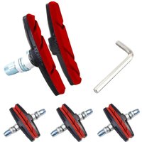 AliExpress 2 PCS Durable Bicycle Brake Pads Shoes Cycling V Brake Holder Pads Shoes Blocks Rubber Pad For Long-lasting Performance Bicycle