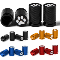 AliExpress NONE 4Pcs Tire Valve Stem Cap Cover - Tire Air Cap Metal with O Rubber Ring, Universal for Car Truck Motorcycle Bike Black