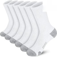 AliExpress yjwfyss 5 Pairs of High-Quality Men's Outdoor Cycling Running Socks Comfortable and Soft All Season Oversized Men's Sports Socks Set