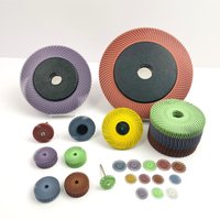 200pcs 3/4inch Dia Radial Bristle Disc Kit for Jeweler Abrasive Brush