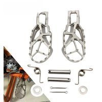 AliExpress PowerMotor Motorcycle Foot Pegs Stainless Steel Pedal For KTM SX 125 150 250 SXF XC 350 450 2018-2024 Motocross Accessories Dirt Bike