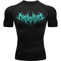 AliExpress NONE Men's Stretch Compression Shirt Fitness Gym Sports Running T-Shirt Thin Breathable Basketball Training Short Sleeve Top S-3XL