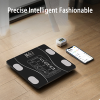 Smart Scale for Body Weight Fat Digital Bathroom Weighing Machine for Accurate BMI Muscle Mass Composition