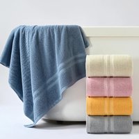 AliExpress HICHICLIFE 2pcs 100% Cotton Adult Large Bath Towel Men Women Large Bath Towel Cycling Towel Sweat Absorbent Towel Bath Towel Set 70x140cm