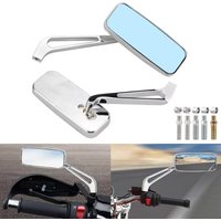 AliExpress NONE 8mm 10mm Motorcycle Rear View Side Mirrors for Harley Honda Yamaha Kawasaki Street Sports Bike Chopper Cruiser Universal