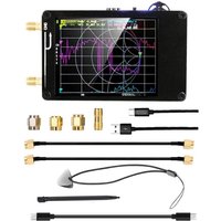 1set NanoVNA Tester 50KHz-1.5GHz Standing Wave Shortwave MF-HF VHF-UHF Antenna Analyzer with SD- Card Slot Built-in Battery