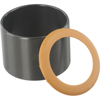 2-piece Set Of Piston Cylinder Liner Vacuum Pump Oil-free Silents Air Compressor Cylinder Liner Rubber Ring Steels Sleeve