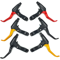 AliExpress NONE Litepro Mtb Folding Bike V Brake Lever Ultralight Handlebar 22.2mm Caliper Disc Brake Lever 150g Red Gold Black