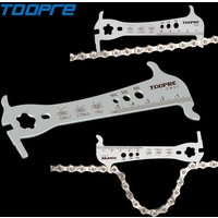 AliExpress NONE TOOPRE 6-in-1 Bicycle Chains Gauge Stainless Steel Mountain Bike Chain Wear Indicator Ruler Cycling Repair Tools Mtb Accessories