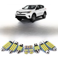 10Pcs Interior Dome Reading Light LED Bulbs Kit For Toyota RAV4 2006 2008- 2011 2012 2013 2014 2015 2016 2017 2018 Accessories