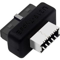 USB 3.0 20Pin/19P Internal Header to Type E Adapter Connector USB 3.1 20 Pin Converter for Type C Front Panel Motherboard