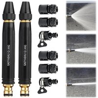 Adjustable High Pressure Water Gun Nozzle Household Garden Hose Spray Nozzle Car Washing Sprayer Nozzle for Cleaning Watering