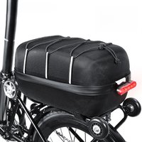 AliExpress NEWBOLER Brompton Bicycle Rear Seat Bag MTB Bike Rack Bag Trunk Pannier Cycling Large Capacity Waterproof Travel Bag 