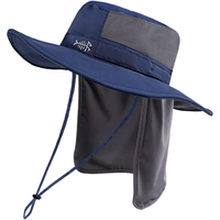 Bassdash UPF 50+ UV Protection Bucket Hat Water Resistant Wide Brim Tactical Fishing Hat Adjustable Size